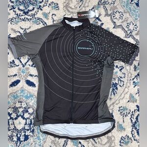 Garneau Black and Gray Cycling Jersey